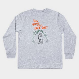 How Greedo Stole Life Day! Kids Long Sleeve T-Shirt